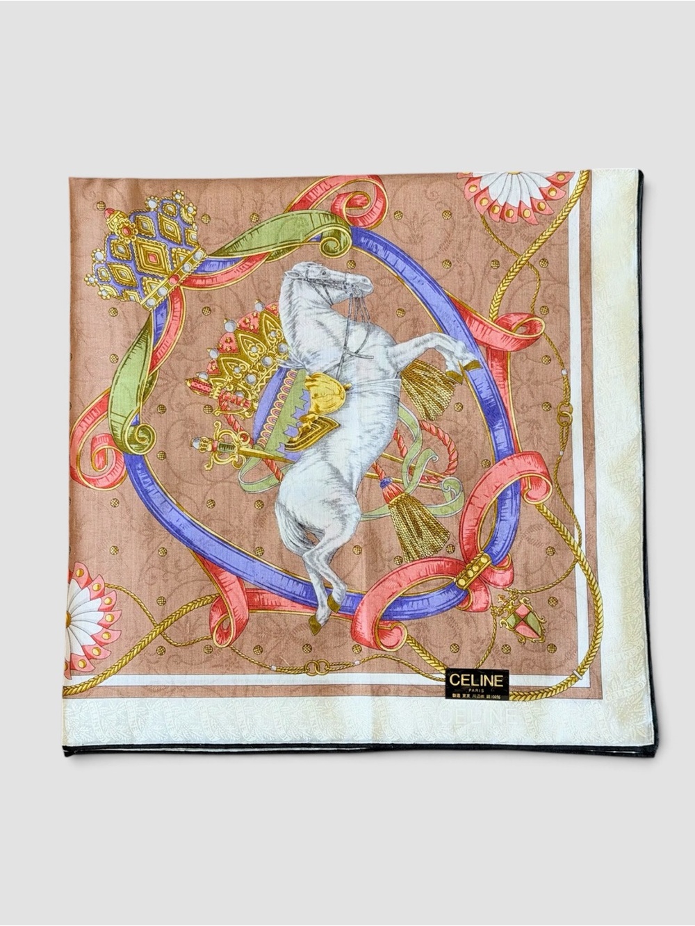 Celine Multicolor Cotton Bandana